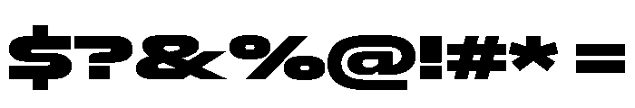 Strelka Heavy Font OTHER CHARS