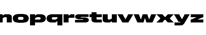 Strelka Heavy Font LOWERCASE