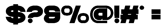 STAKO-Bold Font OTHER CHARS