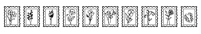 STAMPS Font OTHER CHARS