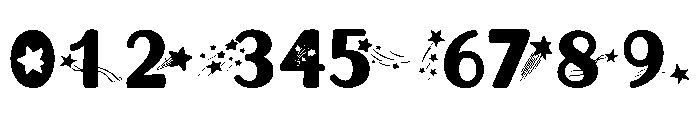 STARS AURORA Regular Font OTHER CHARS