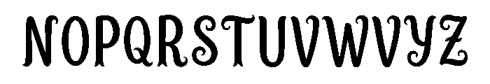 STAY HOPEFUL Regular Font UPPERCASE