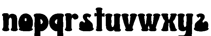 STAYDHUNKY-Regular Font LOWERCASE
