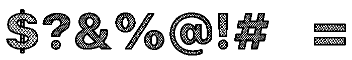 STEEL MESH Font OTHER CHARS
