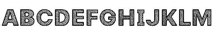 STEEL MESH Font UPPERCASE