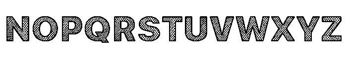 STEEL MESH Font UPPERCASE