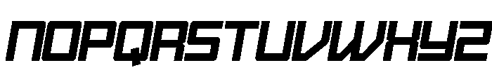 STRIDE RUSH Regular Font UPPERCASE