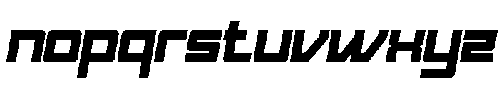 STRIDE RUSH Regular Font LOWERCASE