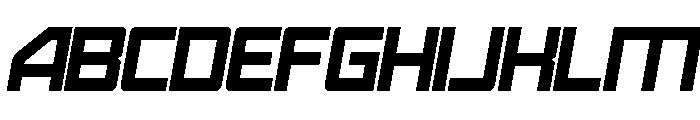 STRIDERUSH-Regular Font UPPERCASE