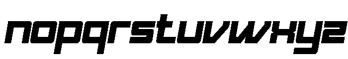 STRIDERUSH-Regular Font LOWERCASE