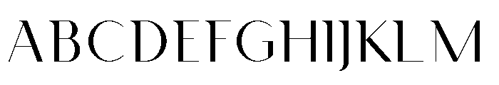 STS Charme Font UPPERCASE
