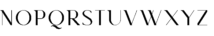 STS Charme Font LOWERCASE