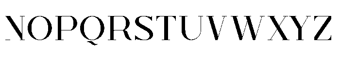 STS Zenith Font LOWERCASE