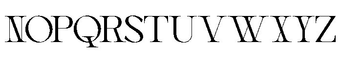 STSAveline-Thin Font LOWERCASE