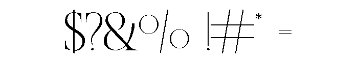 STSCashew Font OTHER CHARS