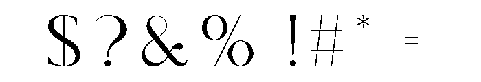 STSCharme Font OTHER CHARS