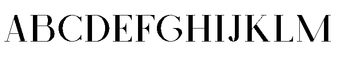 STSZenith Font UPPERCASE