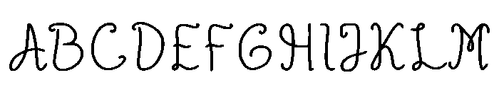 St Patricks Regular Font UPPERCASE