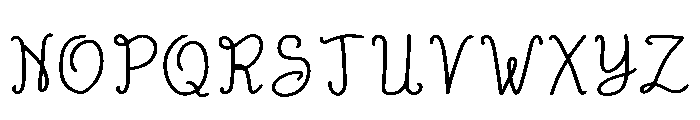 St Patricks Regular Font UPPERCASE