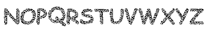 St. Patrick’s leopard Day Font UPPERCASE