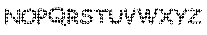 St. Patrick’s pattern Font UPPERCASE