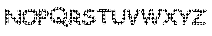 St. Patrick’s pattern Font LOWERCASE