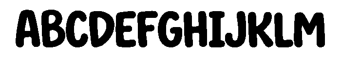 Stacked Bee Font UPPERCASE