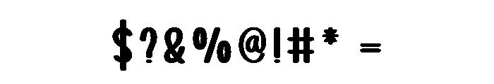 Stacked Bookmark Font OTHER CHARS