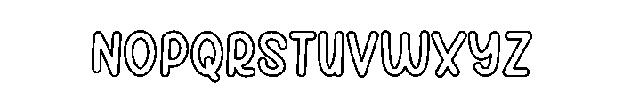Stacked Chart Font LOWERCASE