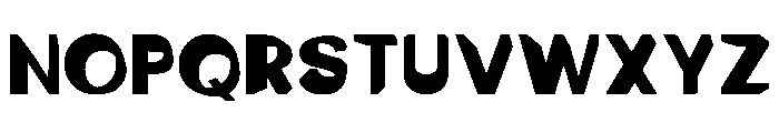 Stacked Ghotic Regular Font LOWERCASE