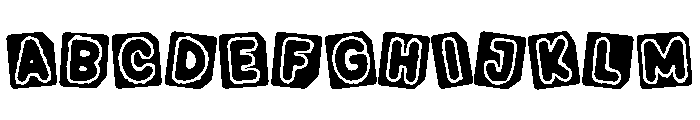 Stacked Magazines Regular Font UPPERCASE