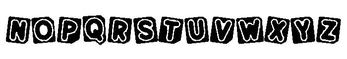 Stacked Magazines Regular Font UPPERCASE