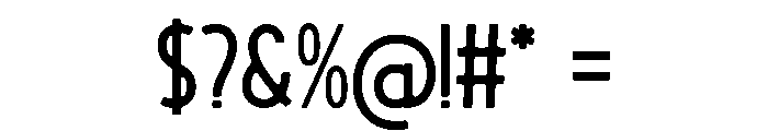 Stacked Remember Regular Font OTHER CHARS