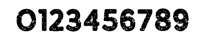 Stacked Retro Regular Font OTHER CHARS