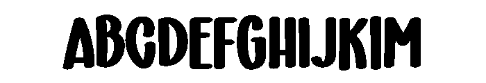 Stacked Story Font UPPERCASE