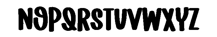 Stacked Story Font UPPERCASE