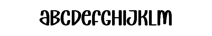 Stacked Tumbler Font UPPERCASE