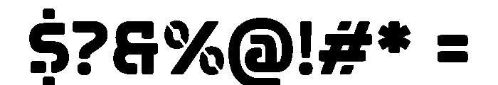 Stackony Regular Font OTHER CHARS