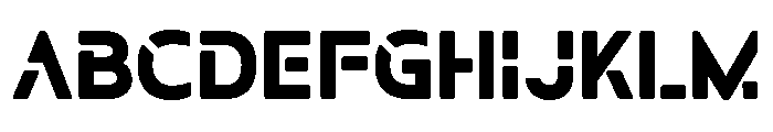 Stackony Regular Font UPPERCASE