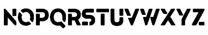 Stackony Regular Font UPPERCASE