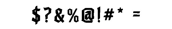 Stackwin Font OTHER CHARS