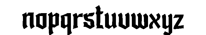 Stackwin Font LOWERCASE