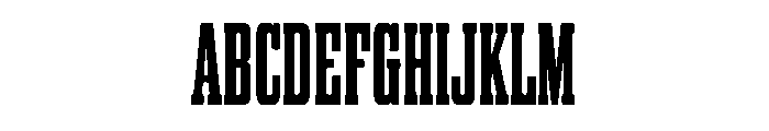 Stadium Slab Font UPPERCASE