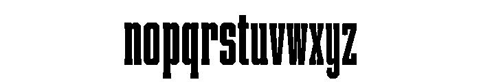 Stadium Slab Font LOWERCASE