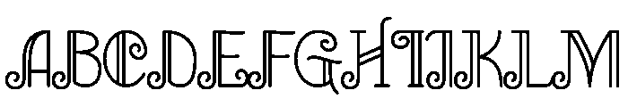 Staglen Font UPPERCASE
