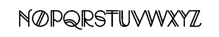 Staglen Font LOWERCASE
