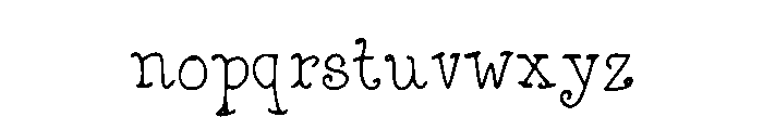 Stallion Font LOWERCASE