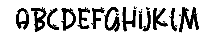 Stamp Pinky Font UPPERCASE