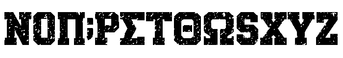 Stampa Fthoras Font UPPERCASE