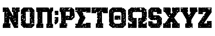 Stampa Fthoras Font LOWERCASE
